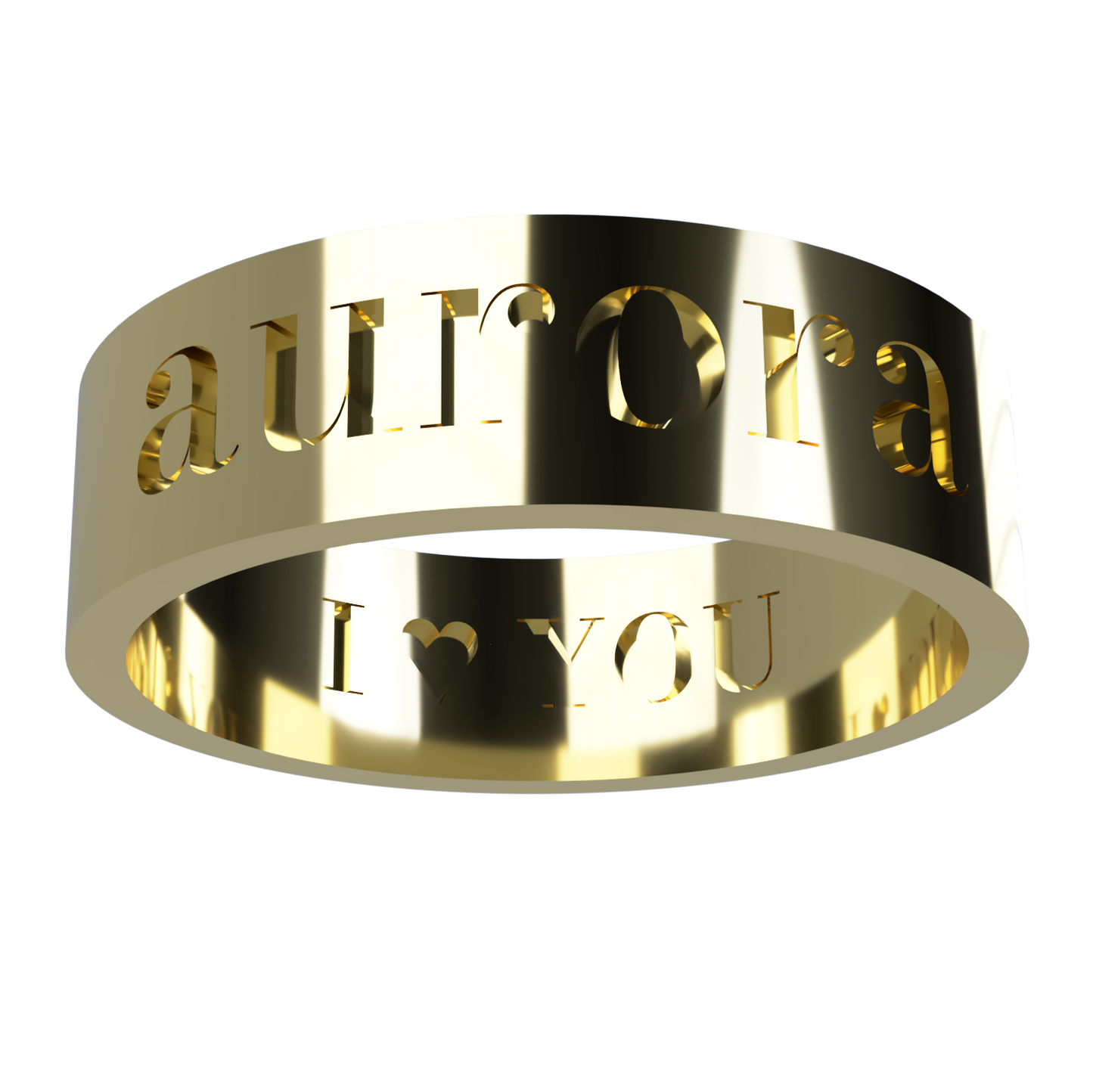 Personalized Ring [Debossed Letters]