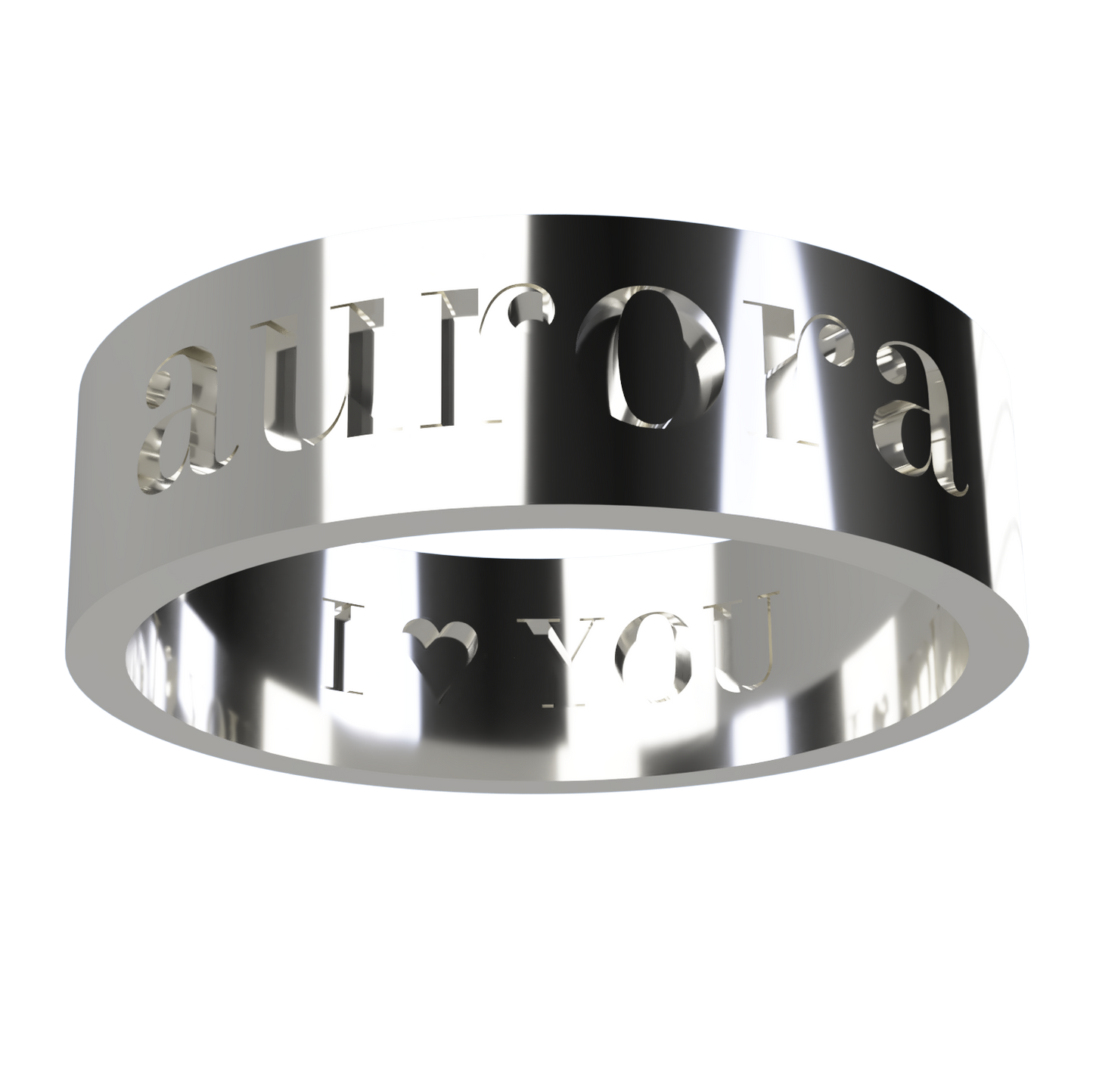 Personalized Ring [Debossed Letters]